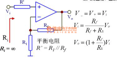 同相比例电路图