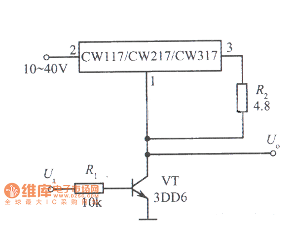 CW117组成高增益放大器电路图