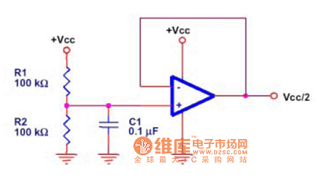 运算放大器虚地电路图