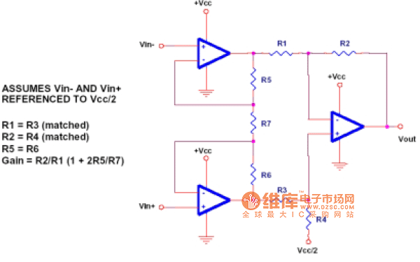 运算放大模拟电感电路图