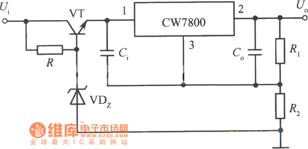 稳压电源电路之三电路图