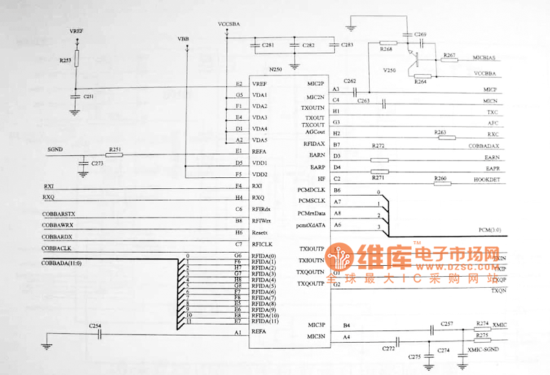 诺基亚8110手机故障维修电路图