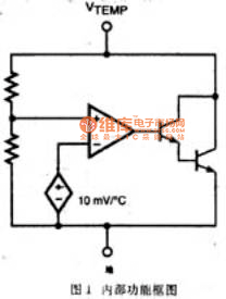 AS300两端集成温度传感器电路图