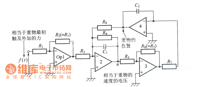 模拟力学系统的电路图