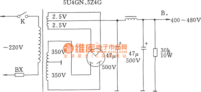 电子管高压电路图