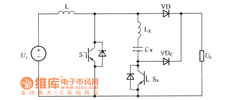 普通的ZCT-PWM变换器电路图
