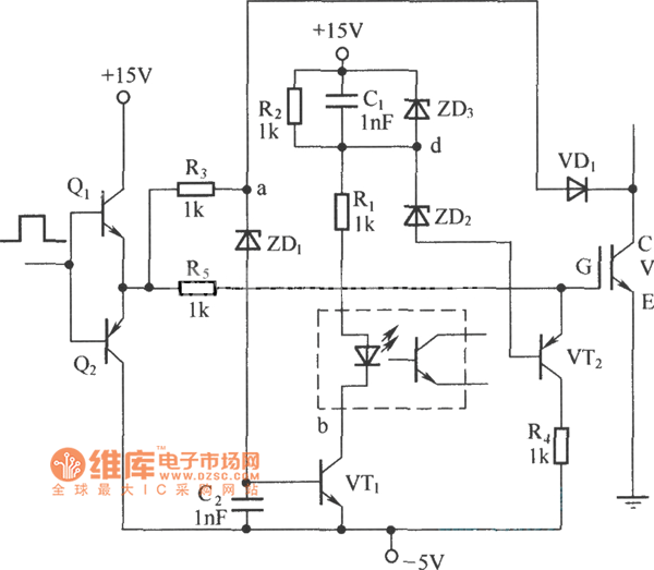 降栅压的电路图