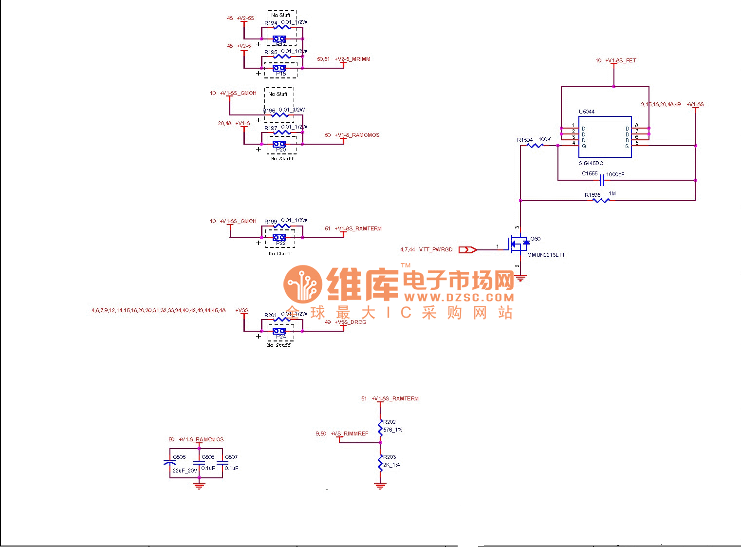 电脑主板830_17 电路图