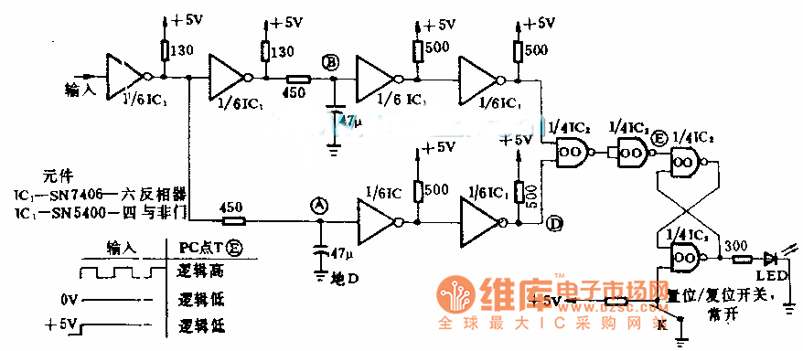 脉冲频率检测电路图