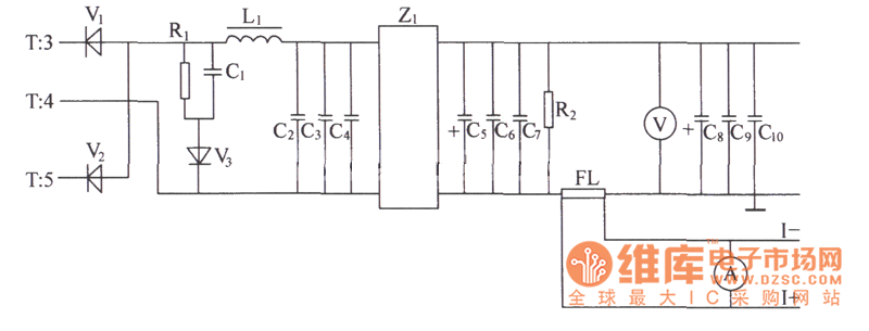 DZW75-48/50(50II)高频整流滤波电路图