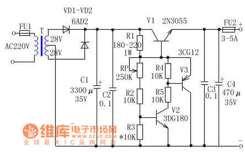 稳压电源电路图