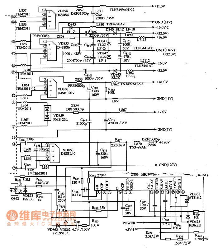 集成电路的典型应用电路图