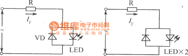 LED交流驱动电路图