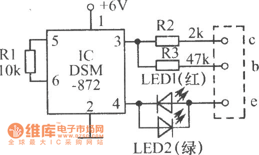 晶体管好坏速测仪电路图