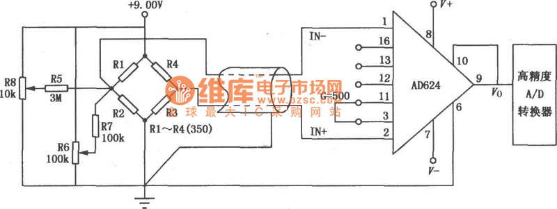 高压力放大电路图