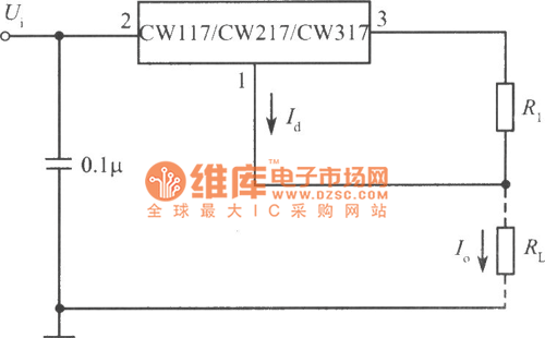 CW117／CW217／CW317构成的标准恒流源电路图