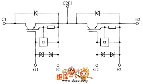 2MBI400N-060、52MBI300N-060内部电路图