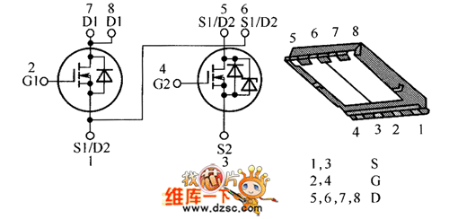 HAT2284WP内部电路图