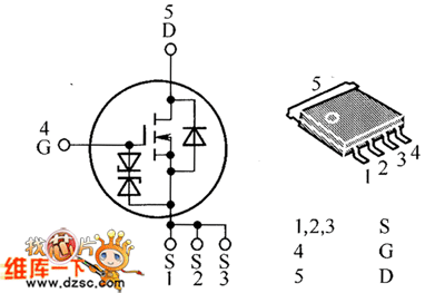 HAT2134H、HAT2160H内部电路图