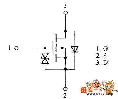 RSM002P03、RSR015P03、RSR020P03内部电路图