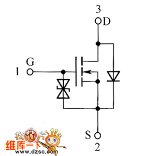 场效应晶体管RTF015N03、RTF025N03、RTR025N03内部电路图