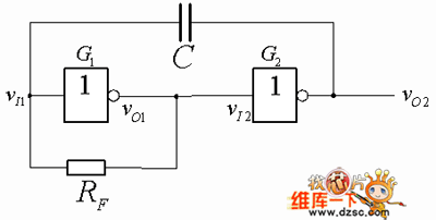 非对称是多谐振荡器电路图