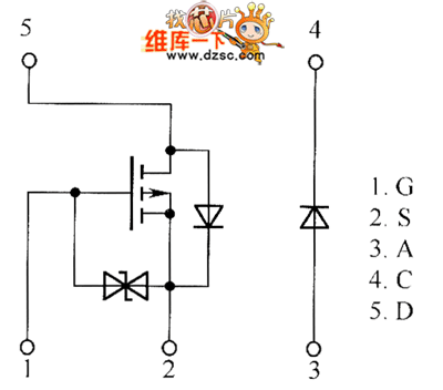 QS5U26、QS5U28内部电路图