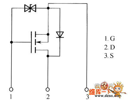 RDX03N60、RDX045N60、RDX050N50内部电路图