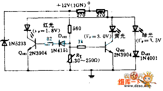 油压显示电路图