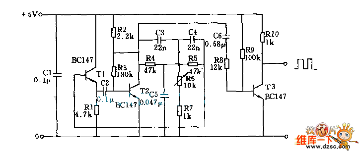 矩形液发生器(如图1．9)电路图