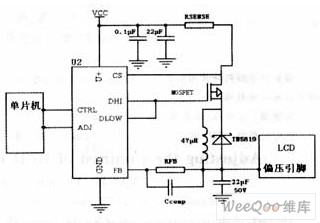 MOSFET管驱动数字调节输出电路图