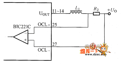 电流限制功能的电路图