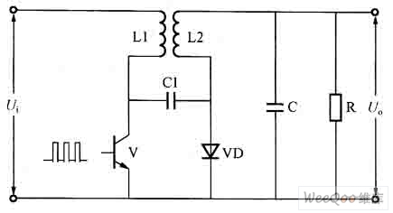电感耦合的CUK功率变换电路图