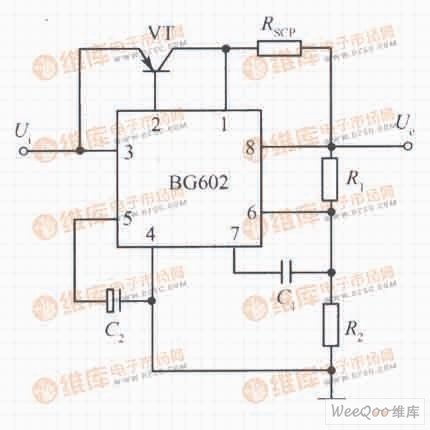 基于PNP型功率晶体管扩流的BG602集成稳压电源电路