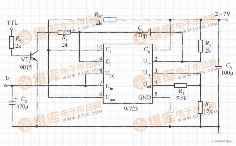 由W723构成的可控型应用电路