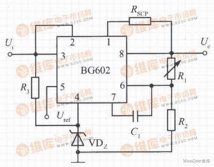 垫高零电位的高输出电压集成稳压电源(BG602)