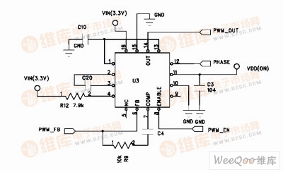 SANGMEI WD50-200W电源模块的BUCK降压PWM控制模块电路图