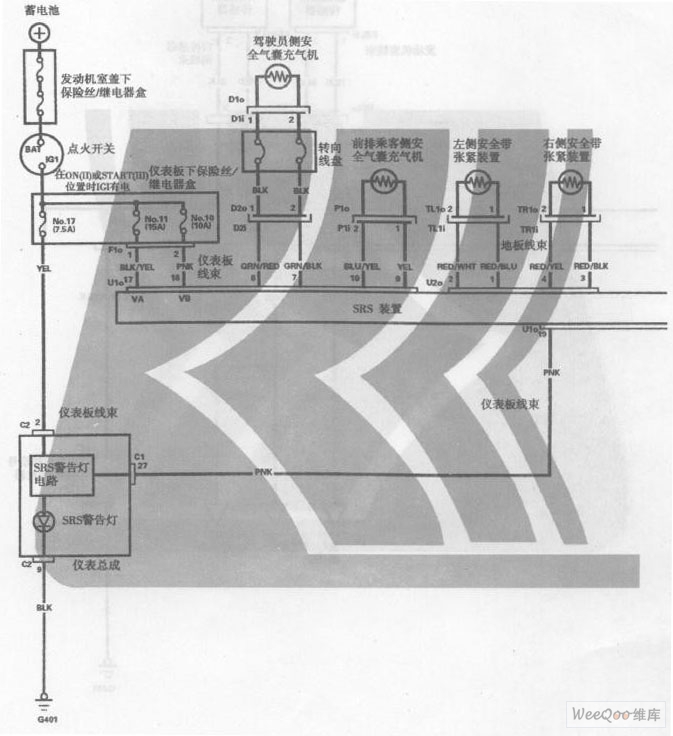 广州本田飞度轿车SBS电路图一