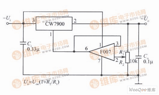 由CW7900构成的高输入-高输出电压集成稳压电源电路之四
