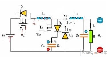 零电流关断（ZCS）PWM DC／DC变换器电路图