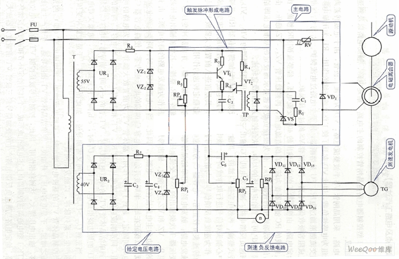 电磁测速控制电路图