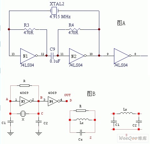 门电路组成的振荡器电路图