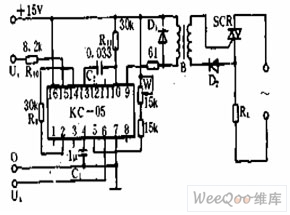 KC-05控制的调压器电路图