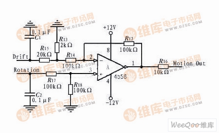 吊舱运动信号处理电路原理图