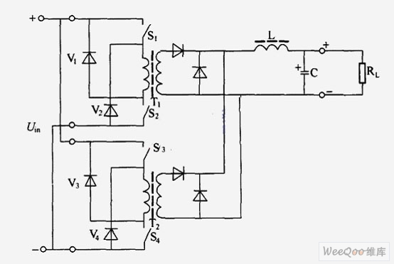 双正激式变换器电路图