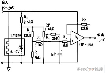 采用LM199构成的标准电源电路图