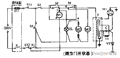 海尔HR-8805T机械式微波炉电路