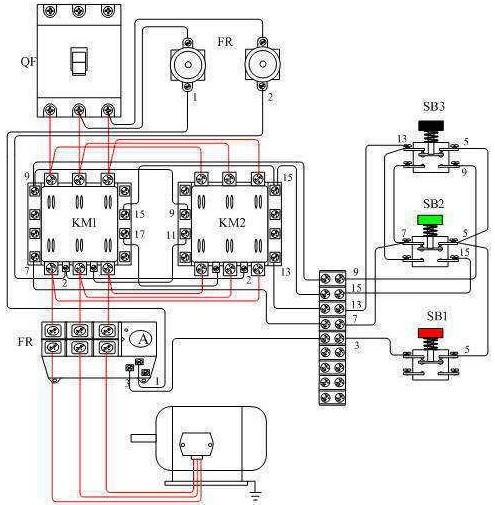电动机正反转控制接线图（一）