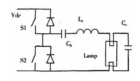一款简单的电子镇流器原理电路图