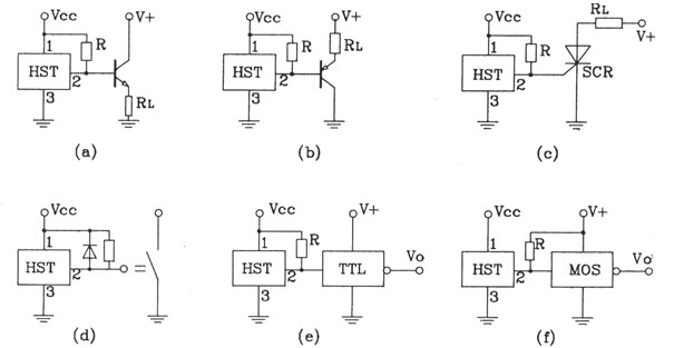6款常见的HST霍尔传感器接口电路